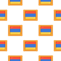 modelo Galleta con bandera país Armenia en sabroso galleta png