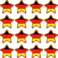 patroon koekje met vlag land Duitsland in smakelijk biscuit png