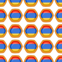 modelo Galleta con bandera país Armenia en sabroso galleta png