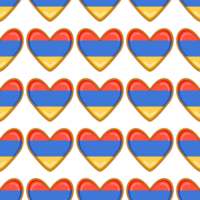 modelo Galleta con bandera país Armenia en sabroso galleta png