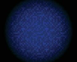 jigsaw light with blue data technology background vector