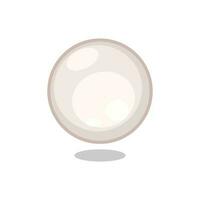 vector pearls isolated on white background