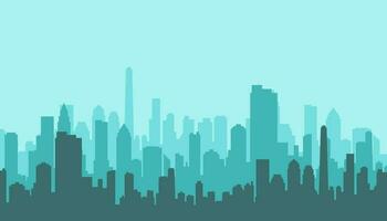 City skyline background vector image