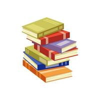 stack of books vector image