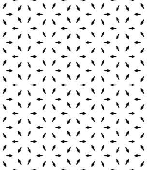 patrón abstracto sin costuras en blanco y negro. fondo y telón de fondo. diseño ornamental en escala de grises. vector