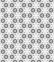 Black and white seamless abstract pattern. Background and backdrop. Grayscale ornamental design. vector