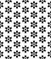 Black and white seamless abstract pattern. Background and backdrop. Grayscale ornamental design. vector