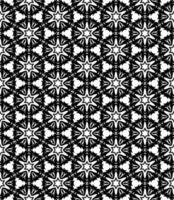 Black and white seamless abstract pattern. Background and backdrop. Grayscale ornamental design. vector