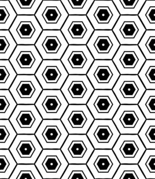 Black and white seamless abstract pattern. Background and backdrop. Grayscale ornamental design. vector
