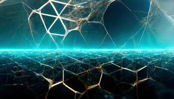 abstract tech background Floating Numbers HUD Background Matrix particles grid virtual reality Smart build Grid core Hardware quantum form Future technology Decoding gamer photo