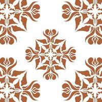 geometric cool abstract floral pattern vector