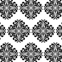 geometric cool abstract floral pattern vector