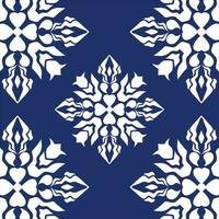 geometric cool abstract floral pattern vector