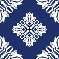 geometric cool abstract floral pattern vector