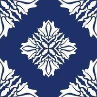 geometric cool abstract floral pattern vector