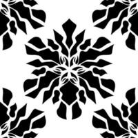 geometric cool abstract floral pattern vector