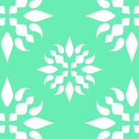 geometric cool abstract floral pattern vector