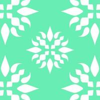 geometric cool abstract floral pattern vector