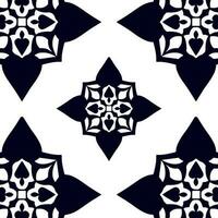 geometric cool abstract floral pattern vector