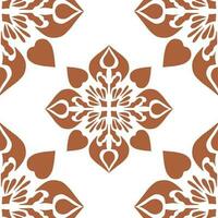 geometric cool abstract floral pattern vector