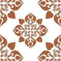 geometric cool abstract floral pattern vector