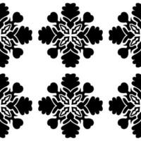 geometric cool abstract floral pattern vector