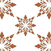geometric cool abstract floral pattern vector