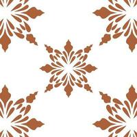 geometric cool abstract floral pattern vector