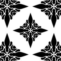 geometric cool abstract floral pattern vector