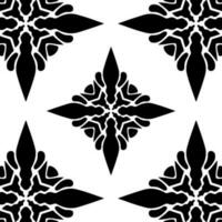 geometric cool abstract floral pattern vector