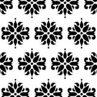 geometric cool abstract floral pattern vector