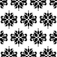 geometric cool abstract floral pattern vector