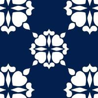 geometric cool abstract floral pattern vector