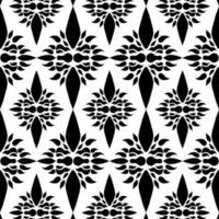 geometric cool abstract floral pattern vector