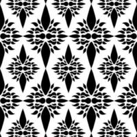 geometric cool abstract floral pattern vector