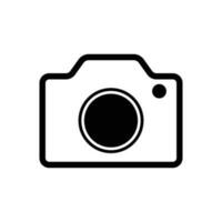 camera icon line art vector