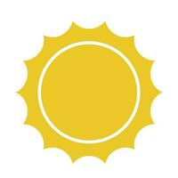 sun icon with sun ray set bundle vector