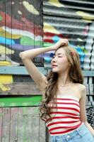 Girl at The Street photo
