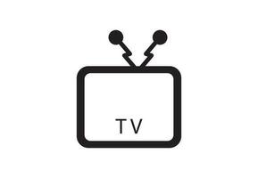 Tv icon vector illustration on background