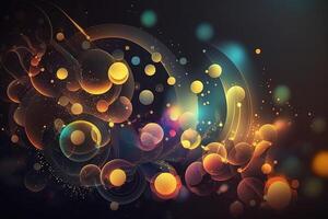 abstract futuristic colorful background with lights, . abstract futuristic neon background with glowing ascending lines. Fantastic background for gamer or slide show photo