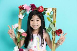 Happy Asian Girl photo