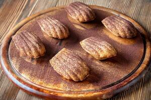 Madeleines - French small sponge cakes photo