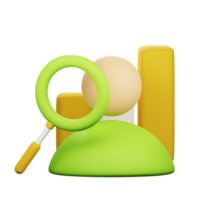 3D Market Research Icon png