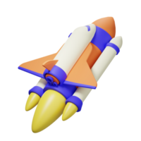 3d Rakete starten Symbol png