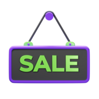 3D Sale Sign Icon png