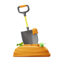 3D Shovel Icon png