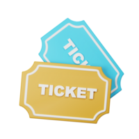 3D Ticket Icon png