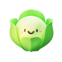 3D cabbage Icon png