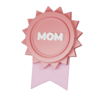 3d mamá Insignia icono png