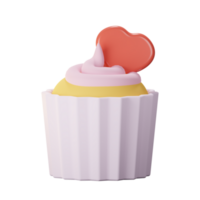 3d Cupcake Symbol png